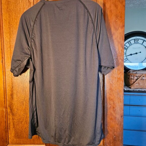 Xersion Mens Gray Quick‑Dri Training T‑Shirt Large | Breathable Moisture‑Wicking - Picture 2 of 6